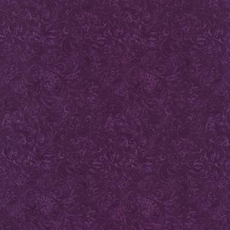 Belle - Delicate Filagree - Grape | Timeless Treasures BELLE-C7800-GRAPE