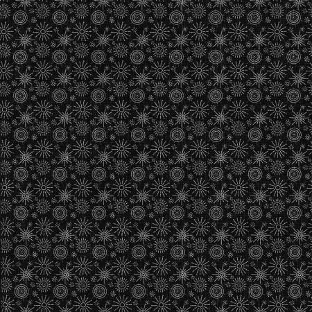 Opposites Attract - Sun Stitch Pattern - Black | Timeless Treasures CD1683-BLACK