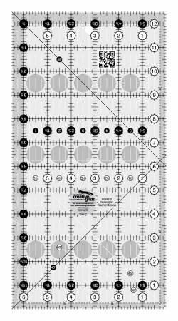 Creative Grids Quilt Ruler 6-1/2" x 12-1/2"