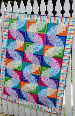 Wiggly Worms Log Cabin Pattern