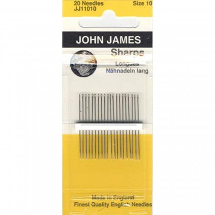 John James Sharps Needles - Size 10