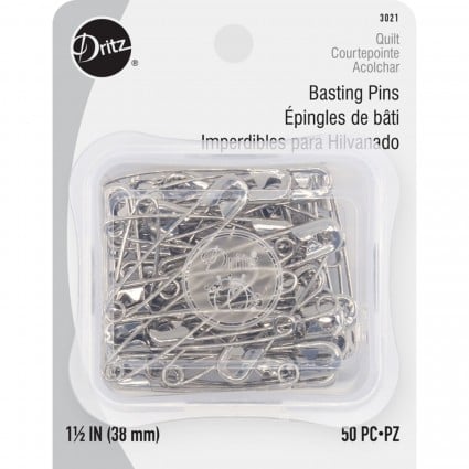 Dritz Quilter's Basting Safety Pins - 1.5" - 50 count