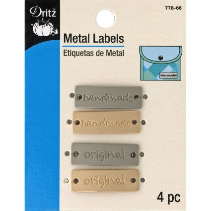 Dritz Metal Labels Assortment