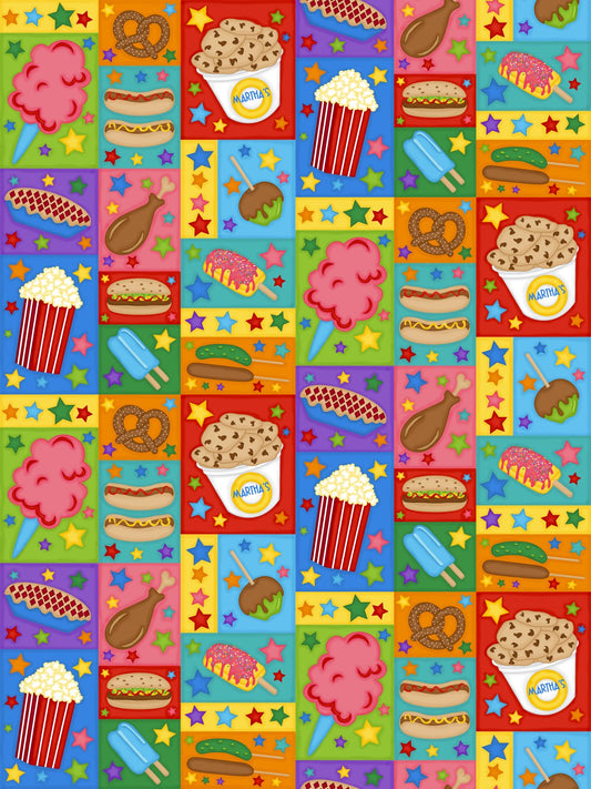 Fair Food - Multi - 2023 AMNSH Fabric