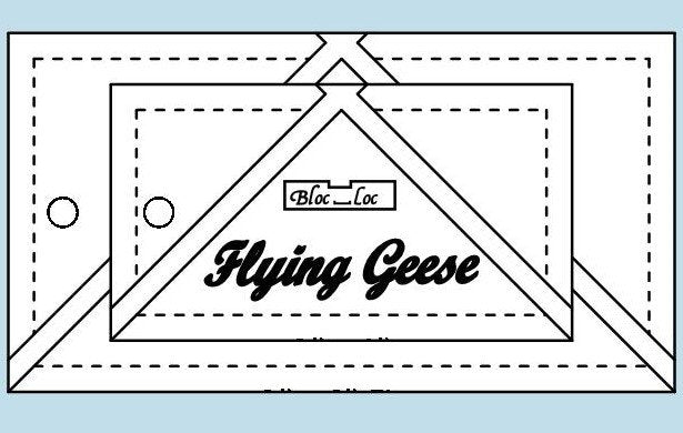 Bloc Loc Flying Geese Rulers