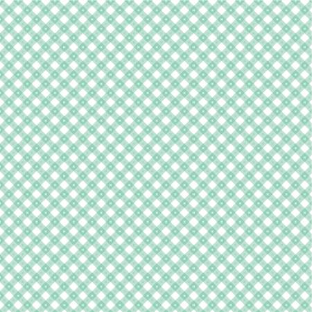 Gingham Picnic - Cool Pool Mint | Poppie Cotton GP21217