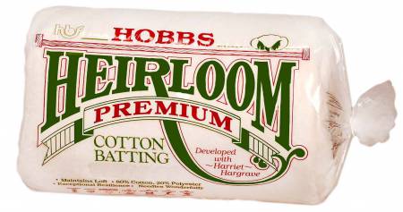 Heirloom Premium Cotton Blend Batting - 120in x 120in