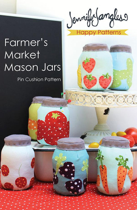 Famers Market Mason Jars Pattern