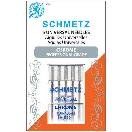 Schmetz Chrome Universal Needles 80/12