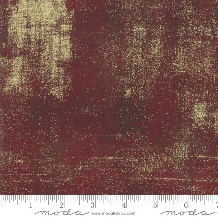 Grunge Basics - Burgundy Metallic | Moda 30150 297M