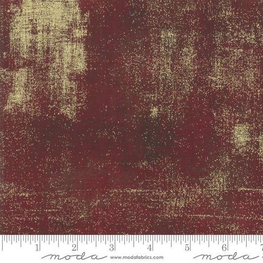 Grunge Basics - Burgundy Metallic | Moda 30150 297M