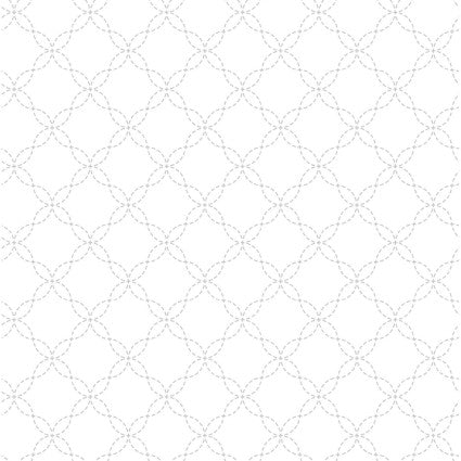 KimberBell Basics - Whites - Lattice | Maywood Studio 8209-WW