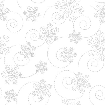 KimberBell Basics - Whites - Snowflakes