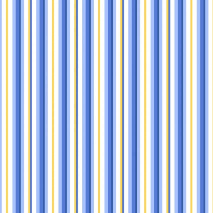 Fresh as a Daisy - Blue Stripe