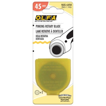 OLFA 45mm Pinking Rotary Blade - 1 ct