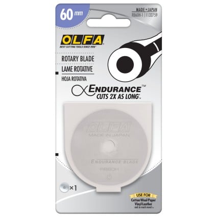 OLFA 60mm Endurance Rotary Blade - 1 ct