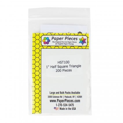 Half-Square Triangles EPP Pack - 1" - 200 count