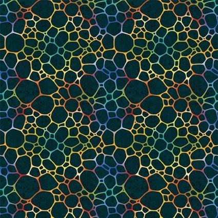 Unnatural World - Bubbles - Black | Suite B by Island Batiks 922003796DT