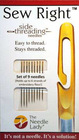 The Needle Lady's Side Threading Needles - 9pc