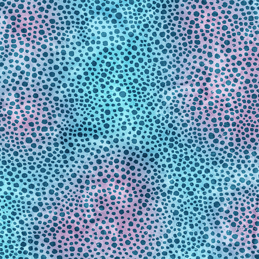 Dots Batik - Blue Blueberry - 2025 AMNSH - Dots Lavender