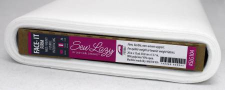 Sew Lazy Face It Firm Fusible Interfacing 20in width