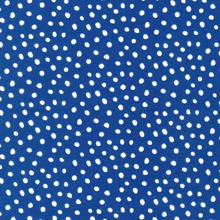 Dot and Stripe Delights - Small Dots - Blue | Robert Kaufman SRK-19934-4