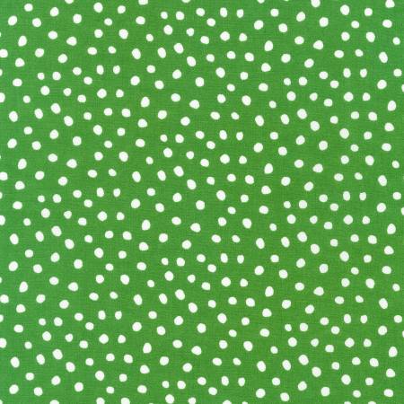 Dot and Stripe Delights - Small Dots - Green | Robert Kaufman SRK-19934-7