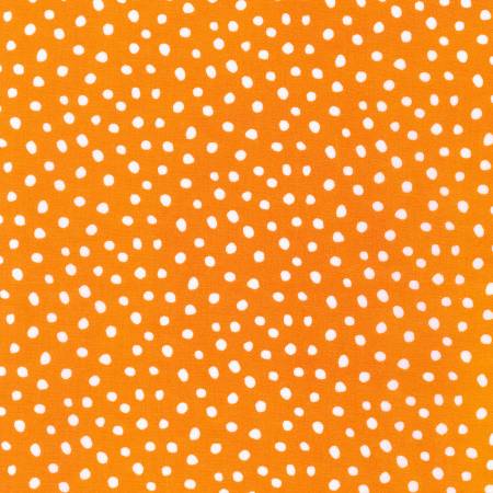 Dot and Stripe Delights - Small Dots - Orange | Robert Kaufman SRK-19934-8