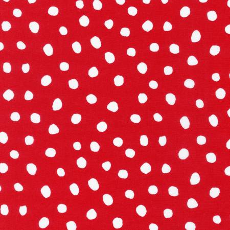 Dot and Stripe Delights - Large Dots - Red | Robert Kaufman SRK-19935-3