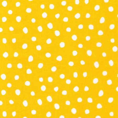 Dot and Stripe Delights - Large Dots - Yellow | Robert Kaufman SRK-19935-5