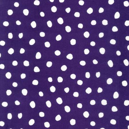 Dot and Stripe Delights - Large Dots - Purple | Robert Kaufman SRK-19935-6