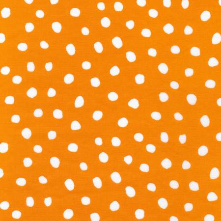 Dot and Stripe Delights - Large Dots - Orange | Robert Kaufman SRK-19935-8