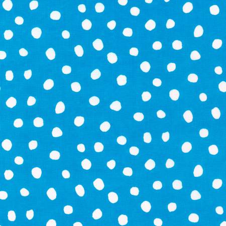 Dot and Stripe Delights - Large Dots - Turquoise | Robert Kaufman SRK-19935-81