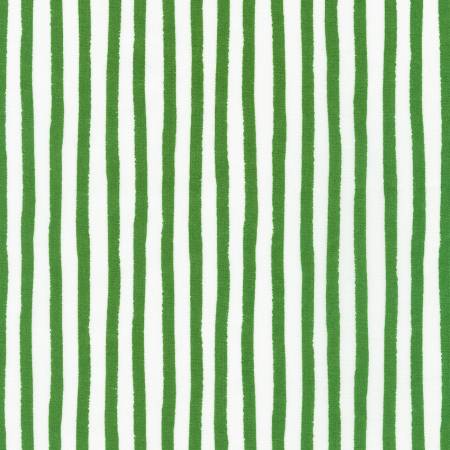 Dot and Stripe Delights - Stripe - Green | Robert Kaufman SRK-19936-7