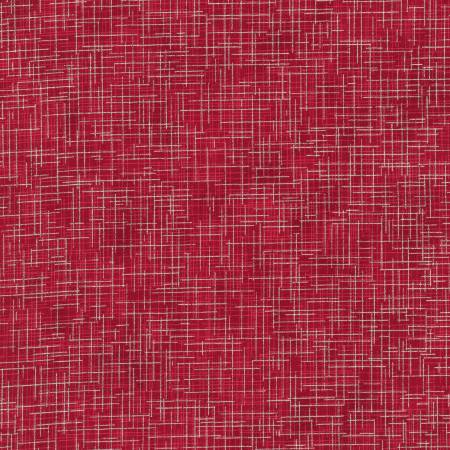 Quilter's Linen - Cardinal with Silver Metallic | Robert Kaufman SRKM-14476-94