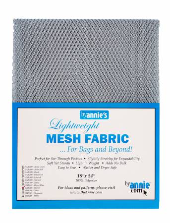 Lightweight Mesh Fabric - 18x54in - Pewter