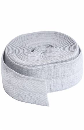 Fold-over Elastic 3/4in x 2yd Pewter