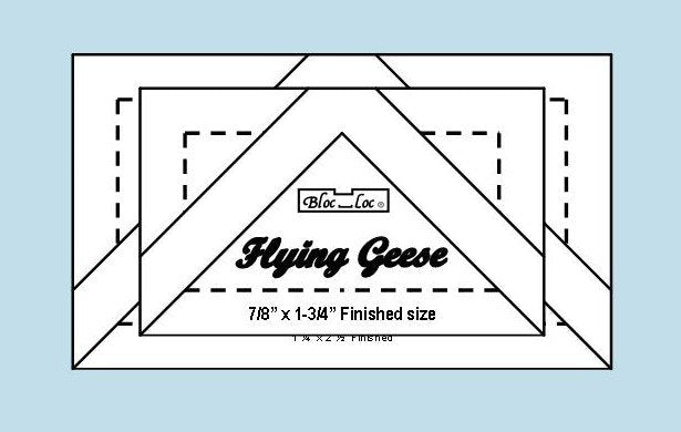 Bloc Loc Flying Geese Rulers