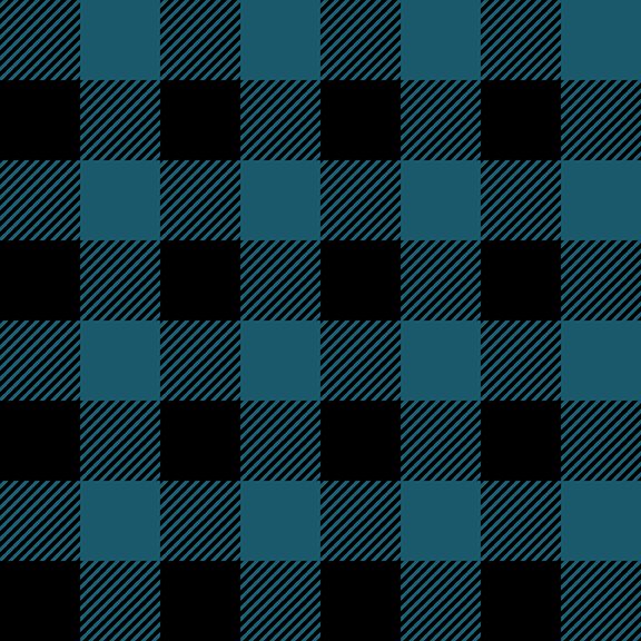 Quilt Minnesota 2024 Buffalo Plaid - Teal - 2024 QMN Shop Hop | Clothworks Y4183-104