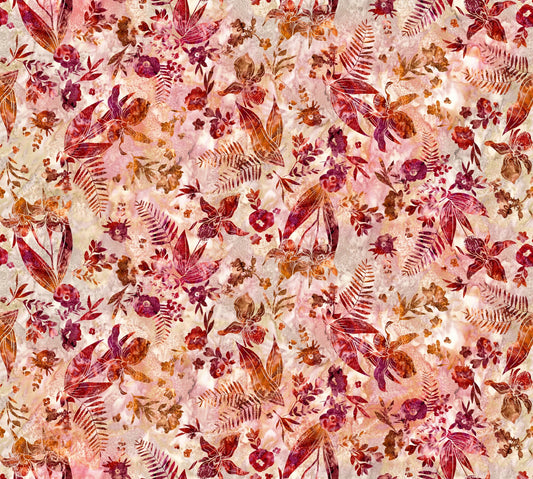 Quilt Minnesota 2025 - Lady's Slippers - Dark Tomato - 2025 QMN Shop Hop