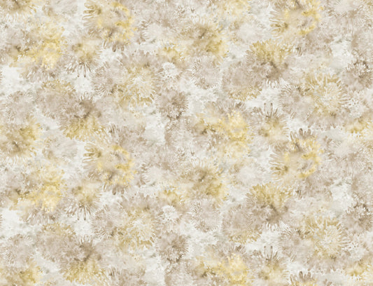 Quilt Minnesota 2025 - Dandelions - Taupe -2025 QMN Shop Hop