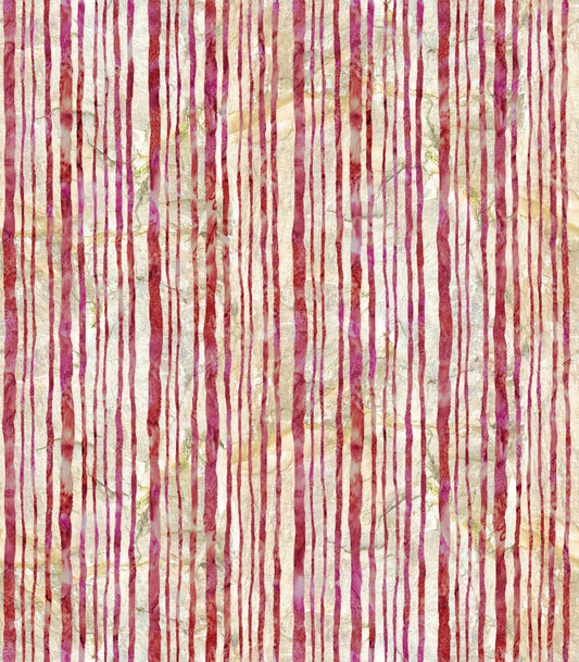 Quilt Minnesota 2025 - Stripe - Light Red - 2025 QMN Shop Hop