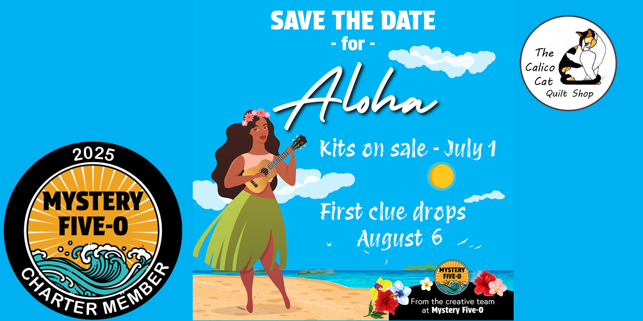 save the date for Aloha Mystery #1