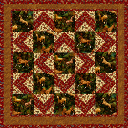 Cattle Drive/Walk About Quilt Kit