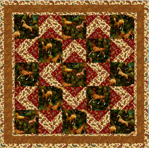 Cattle Drive/Walk About Quilt Kit