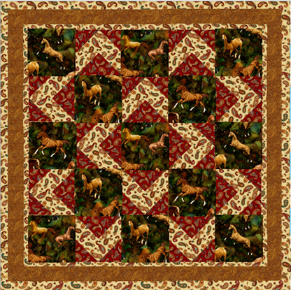 Cattle Drive/Walk About Quilt Kit