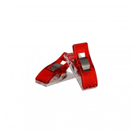 Clover Wonder Clips - Red - 10 ct