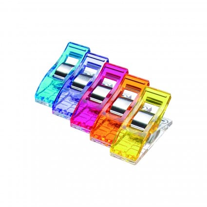 Clover Wonder Clips - Assorted Colors - 10 ct