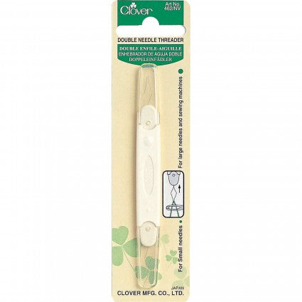 Clover Double Needle Threader