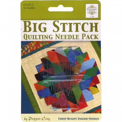 Colonial Needle Big Stitch Quilting Needle Pack